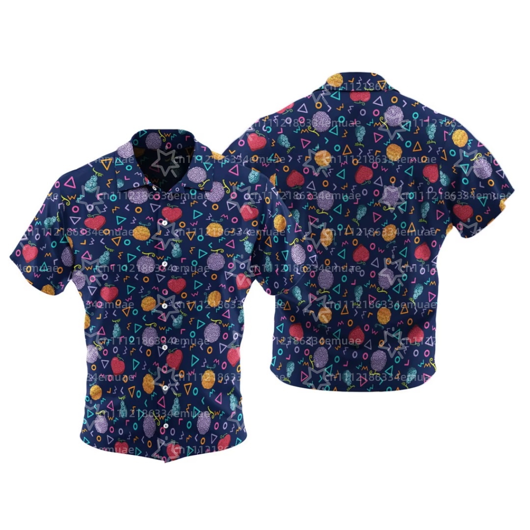 Blouses - Футболка с коротким рукавом «Дьявольские фрукты»