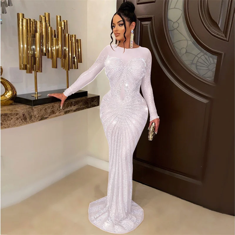 Сексуальные блестящие вечерние – обзор и цена Sparkly Rhinestone Club Party Dress