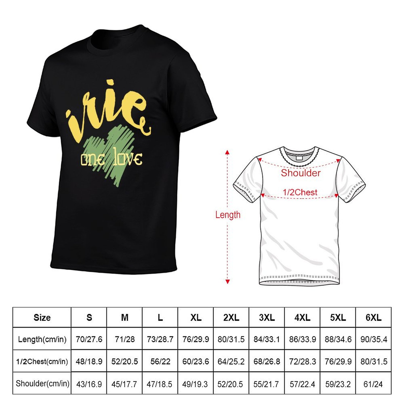 Футболка Jamaica IrieOne Love, – обзор и цена Tops