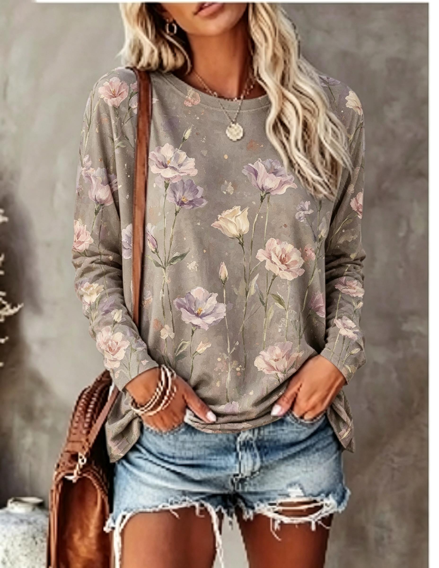Женская футболка с длинным рук – обзор и цена Blouses