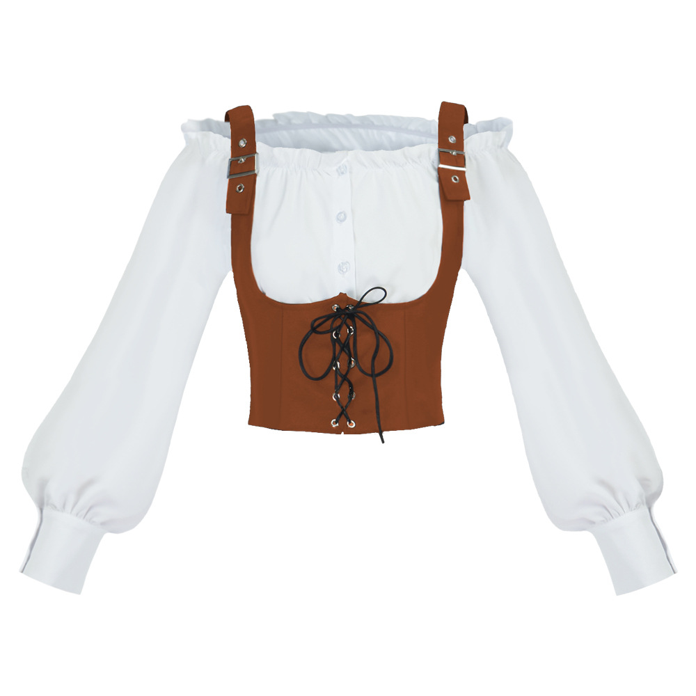 Женская блузка в стиле ретро-в – обзор и цена Tops