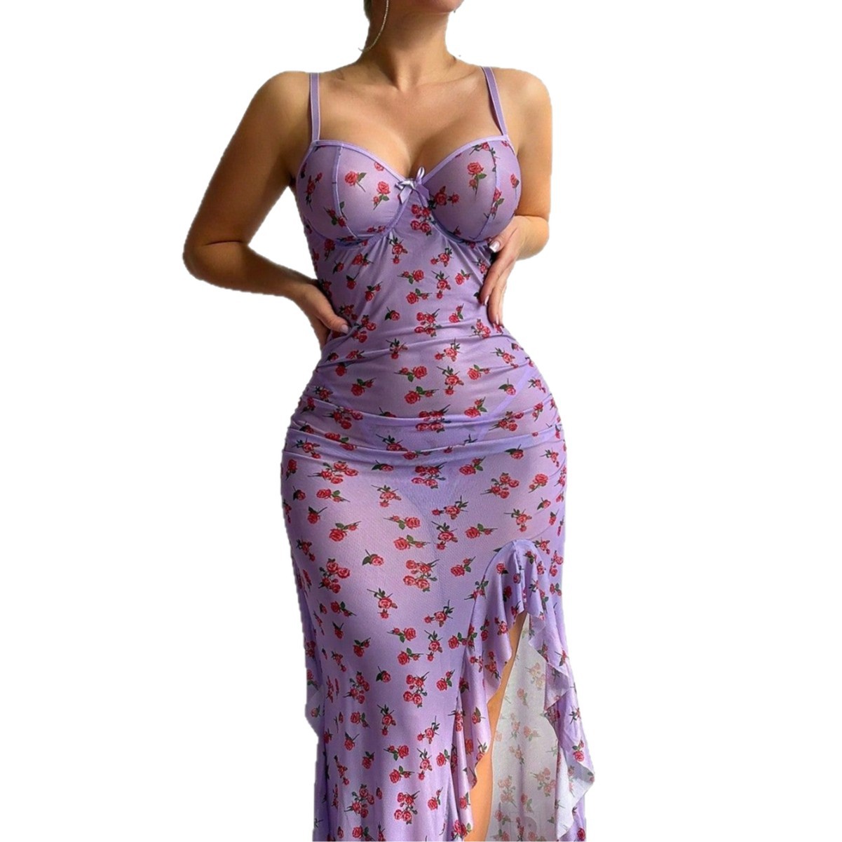 Прозрачное кружевное платье-ко – обзор и цена Sexy Mesh Sheer Bodycon Dress